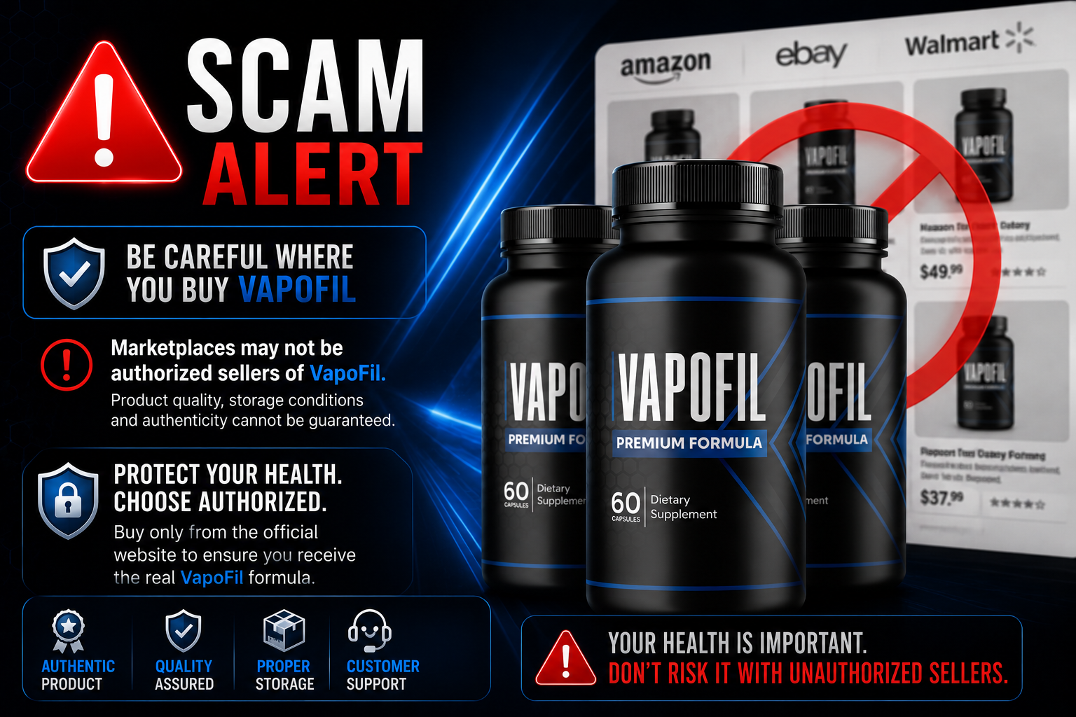 Vapofil scam warning